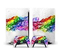 Autocollant Peau Décalcomanie Console Pour PS 5 Édition Disque 2 Contrôleurs Enveloppes Couverture Vinyle Version Disque Pour PS5 79886 Revêtement
