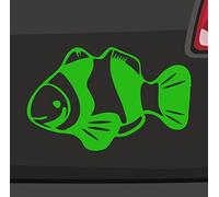 Autocollant poisson clown - 6 tailles - 21 couleurs - Pour aquarium