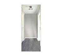 Autocollant Porte 3D Stickers De Porte Résumé de la maison L90 x H210cm 3d Sticker Porte Pvc Imperméable Décoration Papier Peint Murale Pour Salon Cuisine Chambre Salle De Bain