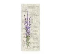Autocollant Porte Affiche 3D Lavande violette Sticker PVC Imperméable pour Décoration Mur Salon Cuisine Chambre Salle L90 x H200cm