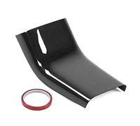 Autocollant pour accoudoir arrière de Console, Panneau de Sortie d'air, Couverture Anti-Coup de Pied, en Fiber de Carbone sèche, adapté pour modèle 3 2018 2021 (Brillant)