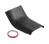 Autocollant pour accoudoir arrière de Console, Panneau de Sortie d'air, Couverture Anti-Coup de Pied, en Fiber de Carbone sèche, adapté pour modèle 3 2018 2021 (Fibre de Carbone en marbre Mat)