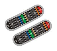 Autocollant pour affichage de la température de couleur, bande de thermomètre pour bouteilles de lait pour tester la température de l'eau, thermomètre à café, bande de liquide, étiquette haute