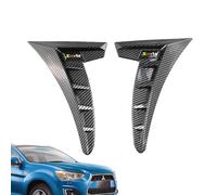 Autocollant Pour Ailes Latérales De Voiture,Garniture Latérale Pour Ailes De Voiture | 1 paire d'autocollants décoratifs pour calandre de véhicule | Décoration de garde d'aile latérale extérieure auto