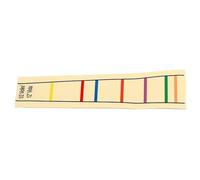 Autocollant pour Alto 1/2 12 Pouces Guide des Doigts pour Débutants | Papier Jaune, Adhère et Se Retire Facilement sans Abîmer, pour Apprentissage et Pratique sur Alto