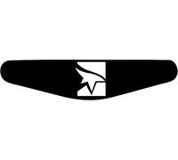 Autocollant pour barre lumineuse de manette PlayStation PS4 Motif au choix Mirrors Edge (schwarz) noir
