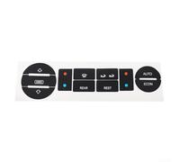 Autocollant pour bouton Clima T5 pour T6 pour réparation avec motif noir et blanc
