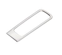 Autocollant Pour Cadre De Boîte À Clés De Voiture Bouton De Réglage Du Volume Garniture Décorative Intérieur De Voiture Pour A4 B9 2017 2018 2019 FIXCOR(Argent)