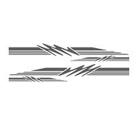Autocollant pour camping-car, caravane, voyage, remorque, camping-car, van, rayures graphiques, autocollants de décoration de voiture