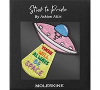 Autocollant Pour Carnet Ou Agenda,Autocollant Personnalisé Pride Space,There Will Always Be Space Dessiné Par L'artiste Ashton Attzs,Taille 5x5cm