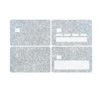 Autocollant pour carte de crédit - Protection de carte bancaire amovible sans bulles - Film de protection fin pour cartes bancaires