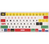 Autocollant pour Clavier Compatible avec Apple MacBook Air 13.6 M2 (A2681) Touch ID Model Autocollant-Sticker pour Clavier Anglais US QWERTY en PVA-Multicolore