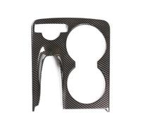 Autocollant Pour Console Centrale Levier De Vitesse Porte-gobelet Pour Mercedes Pour Benz GLK X204 2008-2015 POMPOMPUR(Carbon Texture)
