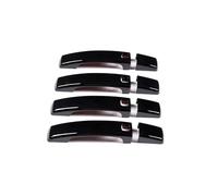 Autocollant Pour De Voiture Autocollant Pour Poignée De Porte De Voiture Accessoires Pour Land Rover Discovery 4 LR4 Pour Range Rover Sport 08-13 Pour Freelander 2 10-15(Piano Black,With hole)