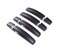 Autocollant Pour De Voiture Autocollant Pour Poignée De Porte De Voiture Accessoires Pour Land Rover Discovery 4 LR4 Pour Range Rover Sport 08-13 Pour Freelander 2 10-15(Matt black,No hole)