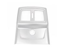 Autocollant Pour De Voiture Cache-coup De Pied À Paillettes Pour Sortie D'air Arrière De Voiture Accessoires Décoratifs Pour BMW X1 X2 F48 F39 2016-2018(Silver)