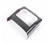 Autocollant Pour De Voiture Garniture De Couvercle De Cadre De Sortie D'aération Arrière De Voiture En Fibre De Carbone Pour BMW Série 5 G60 2024-2025(Carbon fiber texture)