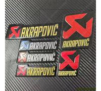Autocollant pour échappement Akrapovic, logo de moto, emblème, autocollants métalliques, décalcomanies, imperméables Style4