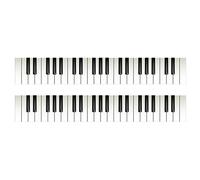 Autocollant pour Escalier Clavier Piano, 2 Pièces, Pvc