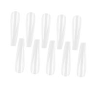 Autocollant pour Faux Ongles Longs à Couverture Complète, 500 Pièces | Plastique, 10 Tailles Différentes, Application Facile et Usage Solide, pour Événements Festifs et Maison