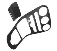 Autocollant Pour Garniture De Panneau De Console Centrale Pour Mercedes Pour Benz Classe C W205 2015-2018 Pour GLC X253 2016-2018 PYPFQUMQGR(With clock)