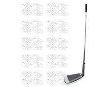Autocollant pour Golf Putting - 10 Feuilles D'autocollants D'alignement De Swing Golf,Étiquettes De Pratique De Golf Avec Des Clubs - Pour Femmes, Adolescents, Sports Intérieurs Et En Plein Air