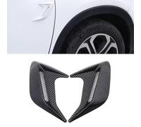 Autocollant pour grille d'aération de capot de voiture motif requin branchies pour grille d'aération latérale, fabriqué en plastique ABS, idéal pour la personnalisation extérieure du véhicule (A)