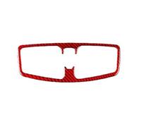 Autocollant Pour Grille D'aération De Console Centrale Pour Renault Pour Megane RS 2009-2015 Conduite À Gauche Et À Droite(Red Carbon)