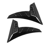Autocollant pour grille d'aération latérale de voiture | Housse de ventilation latérale pour climatiseur de voiture, camping-car, berline, pickup, tracteur, camion, ATV, noir