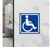 Autocollant Pour Handicap, 4 Pièces 4,72 X 4,72 Pouces, Autocollants Auto-adhésifs Imperméables, Fournitures Automobiles, De Panneau De Stationnement, Autocollants Pour Véhicules