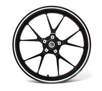 Autocollant pour jantes de voitures et motos 16" 17" 18" 19" Avec outil de montage Largeur 7 mm Argenté hologramme