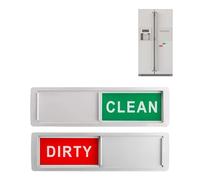 Autocollant Pour Lave-vaisselle - Aimant Pour Propre Et Sale, Indicateur D'état Coulissant, Adhésif Puissant, Design Non Marquant | 7,01 Pouces, Organisateur De Rappel De Lave-vaisselle