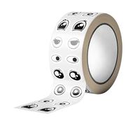 Autocollant pour les yeux - Rouleaux d'autocollants d'expression mignons en PVC de 2,36 x 1,18 pouces | Étiquettes adhésives pour, 500 pièces, pour filles et femmes, artisanat, papeterie, déco