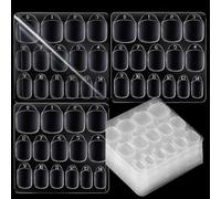 Autocollant pour ongles artificiels - Ruban adhésif imperméable et respirant - Faux ongles - Autocollant fin invisible pour débutants, femmes 0)