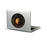 Autocollant pour Ordinateur Portable Caravaggio Medusa Sticker Size 15"