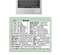 Autocollant pour ordinateur portable, guide de démarrage rapide Word excals, adhésif anti-salissure, compatible avec macbok Air Pro 13-16 pouces, clavier d'ordinateur portable, accessoires techniques
