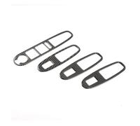 Autocollant Pour Panneau De Commande De Lève-vitre Pour Alfa Pour Romeo 159, Pour Brera Et Pour Spider 2004-2011 Garniture Panneau Changement Vitesse(Black Carbon)