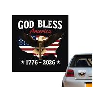 Autocollant Pour Pare-Brise Arrière De Voiture,À L'Effigie De L'- Décalque Fenêtre Thème 250e Anniversaire Des États-Unis Collection | Autocollant Décoratif Polyvalent pour Berline SUV Camping-car Cap