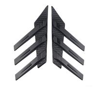 Autocollant pour pare-brise arrière de voiture avec bordure latérale et pare-soleil compatible avec la plupart des véhicules (noir)