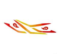 Autocollant pour phare avant Honda PCX 160 en vinyle résistant aux intempéries pour protection et style de moto (rouge)