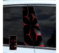 Autocollant pour pilier extérieur de voiture avec formes géométriques équilibrées pour atténuer les rayures et le langage cohésif de conception du véhicule (J)