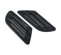 Autocollant pour prise D Air Capot en ABS - Décoration Autocollant | Ailette Latérale Faux Vent pour Voiture Sport - Ornement Extérieur Style Racing 16.5x7.5cm