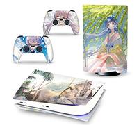 Autocollant Pour PS5 Skin Disc Edition Anime Console Et Contrôleur Vinyl Cover Skins Wraps Pour PS 5 Disc Version 34486 Revêtement