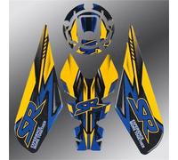 Autocollant pour Réservoir De Moto pour CFMOTO 250SR 250 SR, Protections Latérales en Résine Et Gel, Autocollants De Protection De Peinture. AntidéRapants RéServoir(Couleur 8)