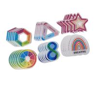 Autocollant pour soulager le stress, l'anxiété, l'esthétique, les angoisses apaisantes pour le bureau, la salle de classe, les adultes, l'esthétique sensorielle apaisante pour le bureau