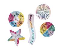 Autocollant pour soulager le stress, les angoisses sensorielles, calmant pour le bureau, l'esthétique sensorielle apaisante pour adultes