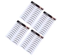 Autocollant pour Sourcils à Transfert D'eau 6d Marron 4 Pièces | Papier de Transfert D'eau, Effet Poils 6d, Formes Arche, Courbe Douce et Droite