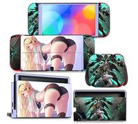 Autocollant pour Switch OLED Skin Sticker Decal Cover pour Switch OLED Console Skin Dock Joy Con Wrap Full Wrap Skin pour NS OLED Vinyl 98749 Autocollant l'adhérence