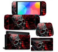 Autocollant pour Switch OLED Skin Sticker Decal Cover pour Switch OLED Console Skin Dock Joy Con Wrap Full Wrap Skin pour NS OLED Vinyl 66973 Autocollant l'adhérence
