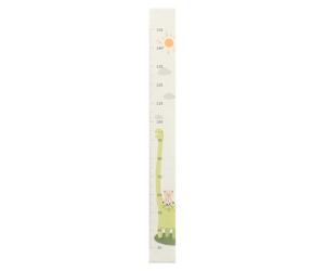Autocollant pour Toise Dinosaure Vert, Règle Murale Garçon et Filles | Toile Repositionnable, Amovible et Résistante, Décoration de Chambre, Motif Ludique pour Garçon et Filles